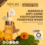 NPURE Facial Wash Marigold/ Deep-Cleanse / Anti Aging Facial Wash / Sabun Wajah Natural