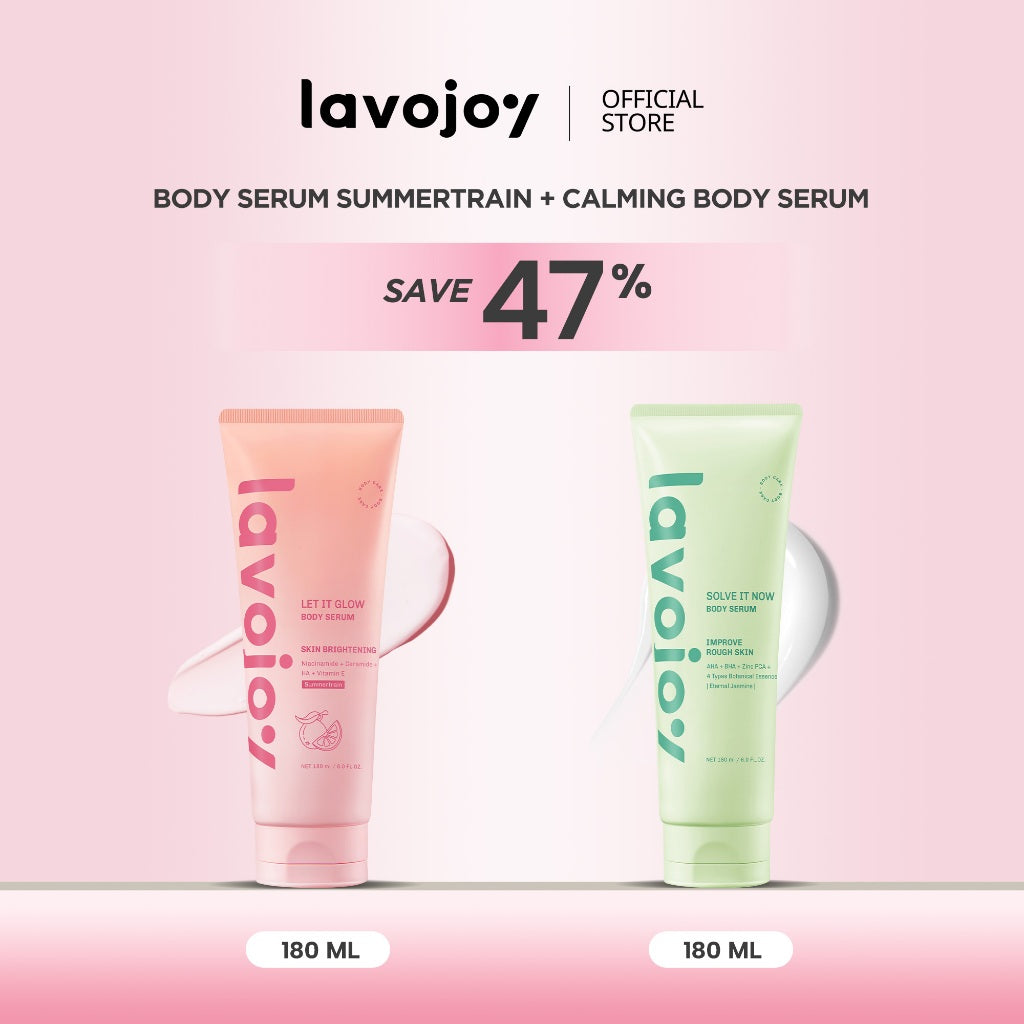 [BODY SERUM TWINPACK] Lavojoy Let It Glow Body Serum Skin Brightening Upgraded Version | Body Lotion Untuk Mencerahkan Dan Melembabkan Kulit Dengan Niacinamide + Ceramide + Vitamin E