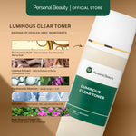 Luminous Clear Toner Personal Beauty Hempaskan Flek dan Meratakan Warna Kulit