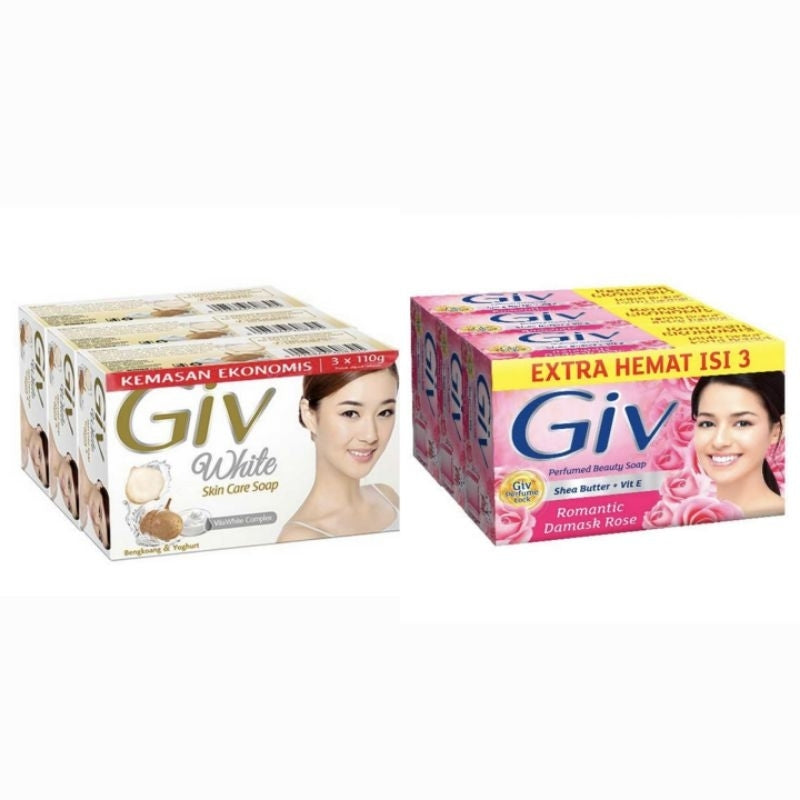 Giv White Sabun Mandi Batang 3 x 100 g