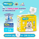 Miu Baby Popok Celana Bayi Premium Soft XL-24