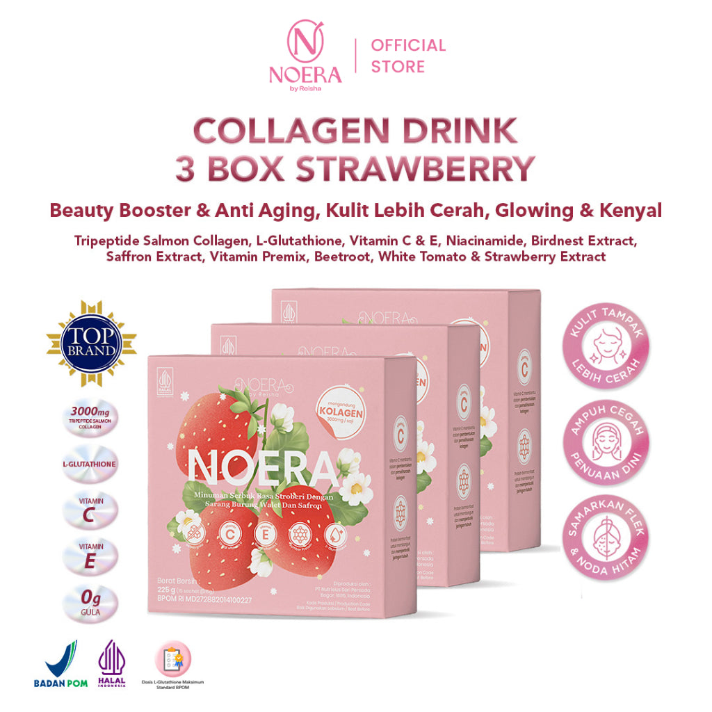 Noera Paket 3 Box Collagen Drink Improved Formula