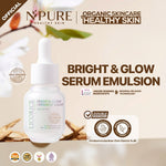 LICORICE BRIGHT SET - NPURE Bundling Licorice Serum + Licorice Moisturizer 30gr / Bright and Glow / Rangkaian Skincare / Mencerahkan