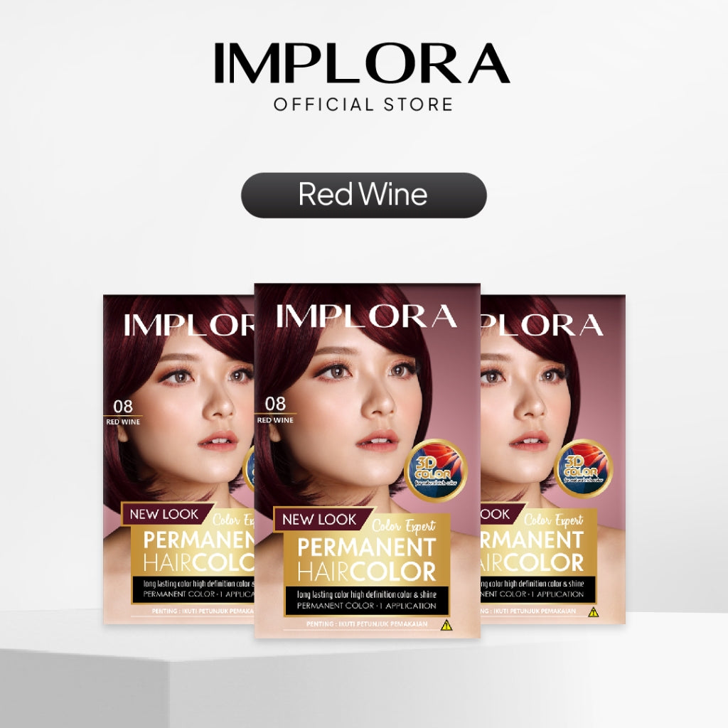 [3 PCS] Implora Permanent Hair Color