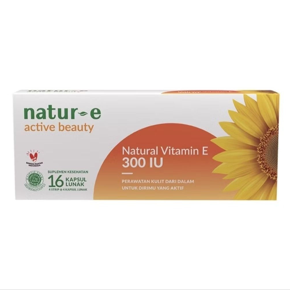 Natur-E Skin Start Natural Suplemen Kecantikan Vitamin E 16 Kapsul