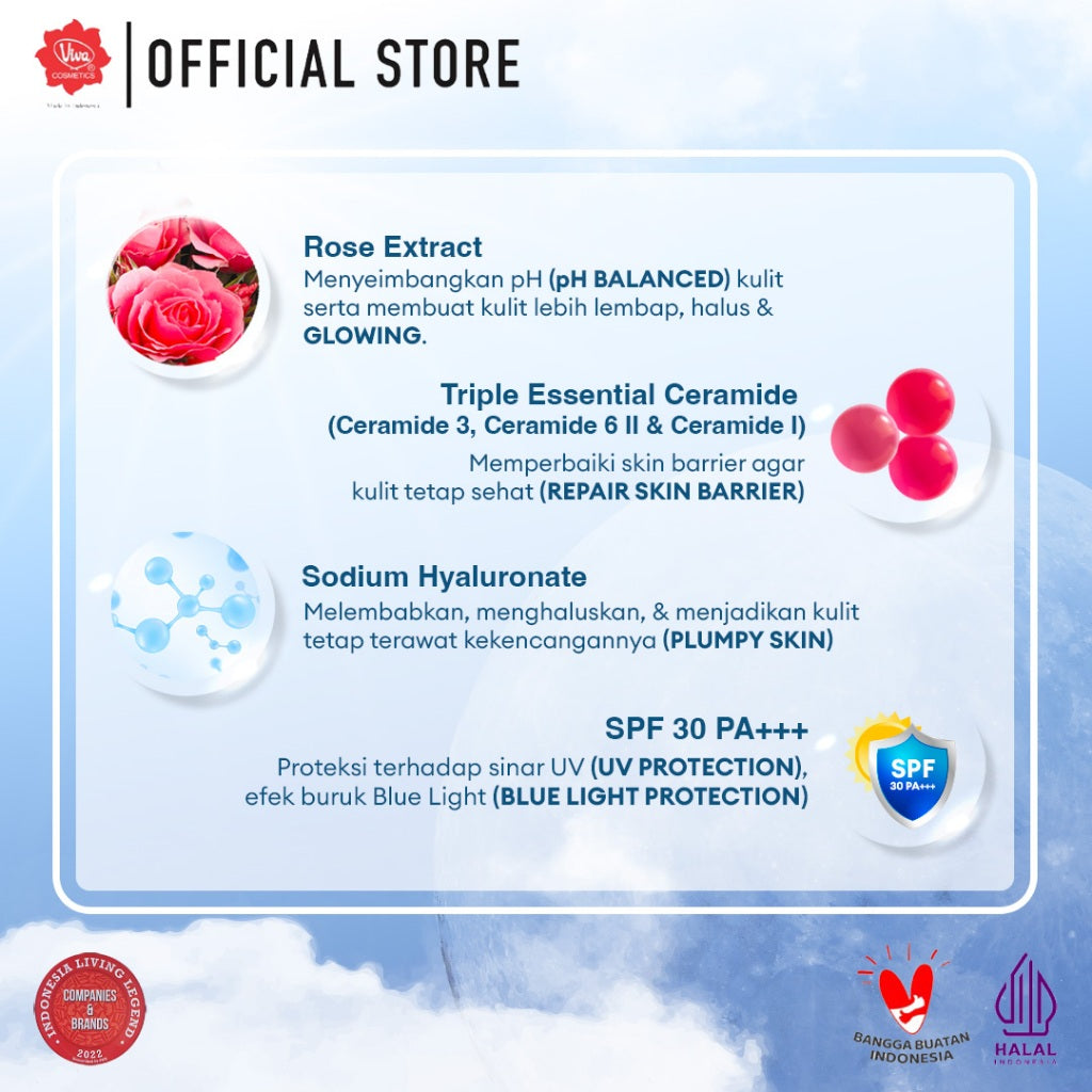 [PROMO] Paket Complete Skin Barrier With 3x CERAMIDE, HYALURONIC ACID, & ROSE EXTRACT