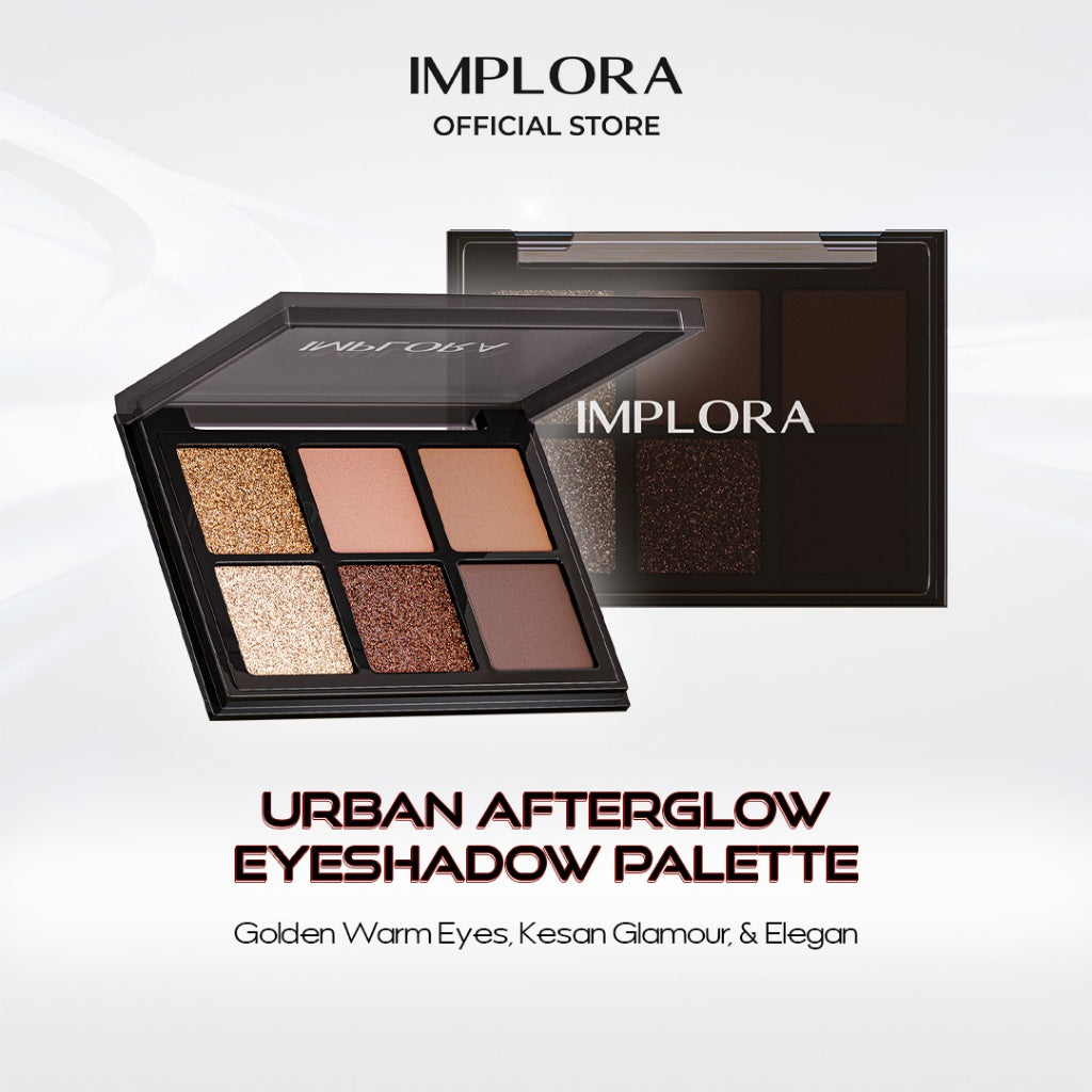 Implora Urban Eyeshadow Palette | Afterglow & Afterglam | Blendable & Pigmented