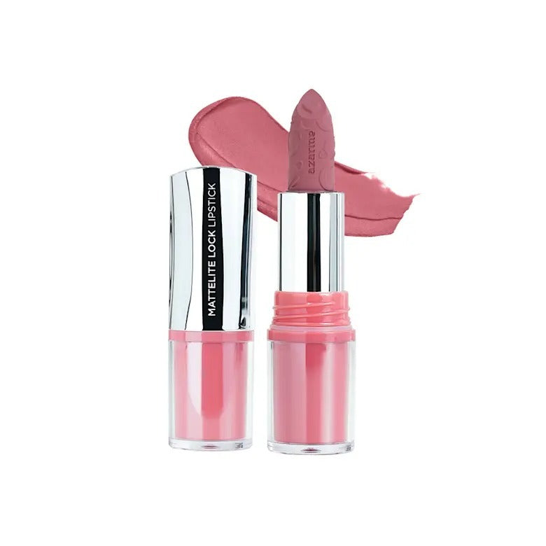 Azarine Mattelite Lock Lipstick 4 Gr | Smudgeproof Transferproof Smooth & Lightweight Lipstick