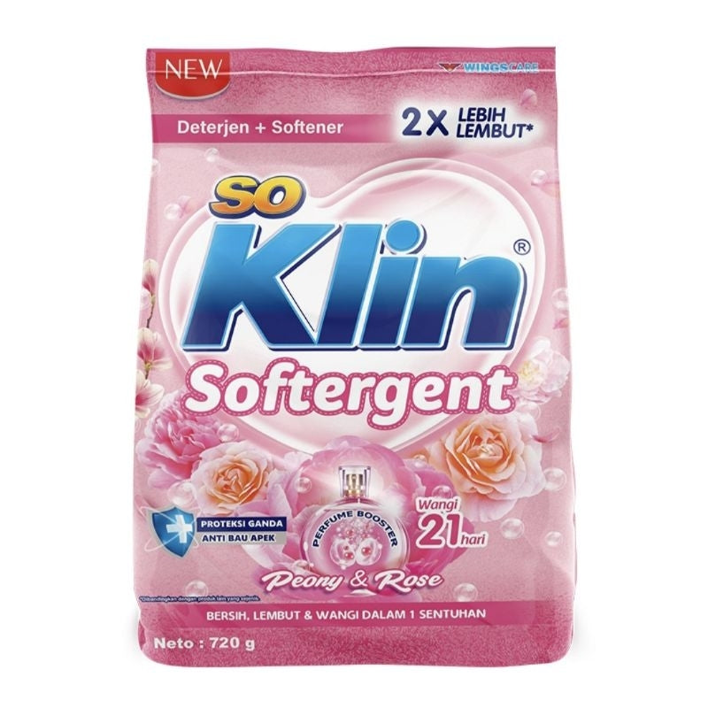 So Klin Softergent Deterjen Bubuk 720 g