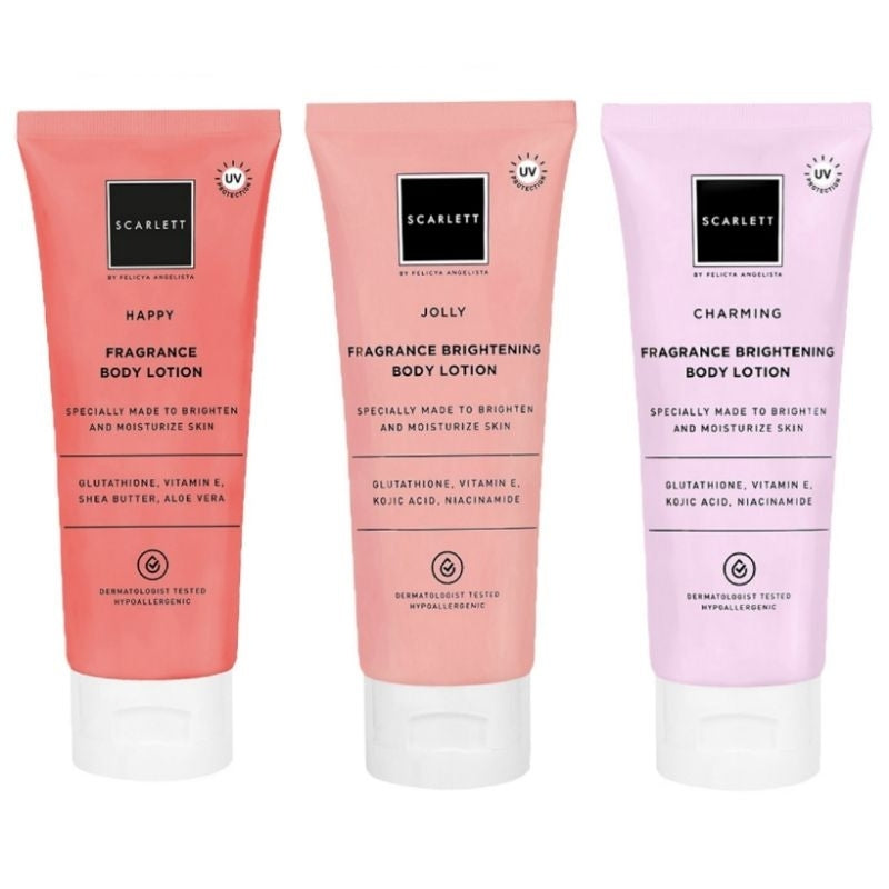 Scarlett Lotion Pelembap Pencerah Tubuh Tube 180 ml