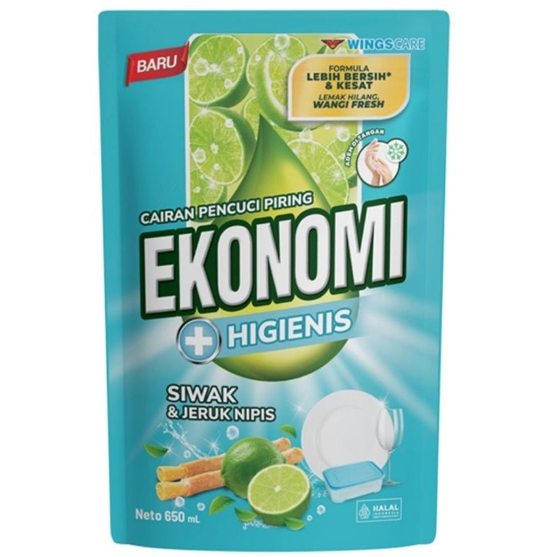 Ekonomi Sabun Cuci Piring Siwak & Jeruk Limau 650 ml