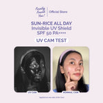 Finally Found You! SUN-RICE ALL DAY Invisible UV Shield SPF 50 PA++++ 50ml - Sunscreen Wajah untuk Semua Jenis Kulit, Melindungi dari Sinar UVA UVB, Mencerahkan Wajah dan Memberikan Hasil Glass Skin