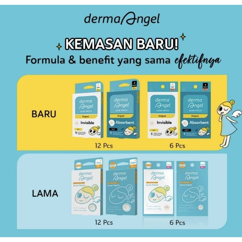 Derma Angel Patch Jerawat Salicylic Acid Pagi 6 pcs