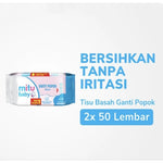 Mitu Baby Tisu Basah Bayi Ganti Popok 50 s - Beli 1 Gratis 1