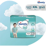 Sweety Silver Cloud Soft Popok Celana Bayi XXL 18 pcs