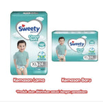 Sweety Silver Cloud Soft Popok Celana Bayi XL 24 pcs