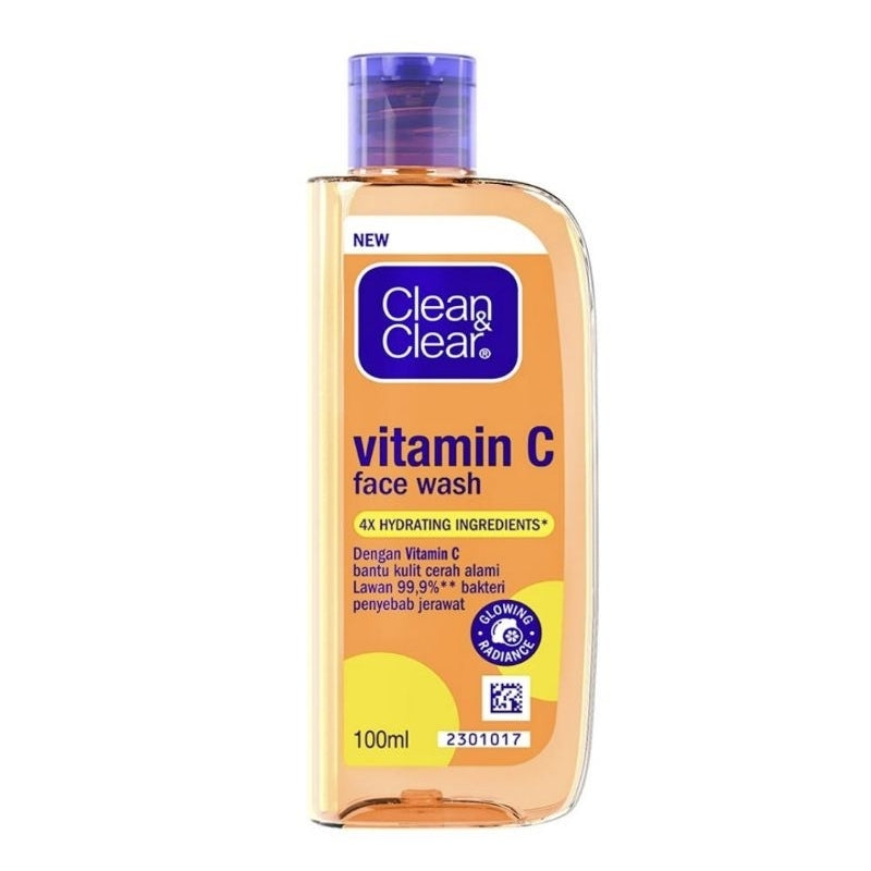 Clean & Clear Pembersih Wajah Vitamin C 100 ml
