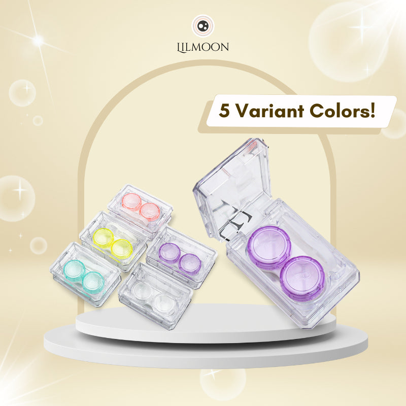 Lilmoon Glow Case Tempat Lensa Kontak Travel Mini dengan pilihan 5 Warna