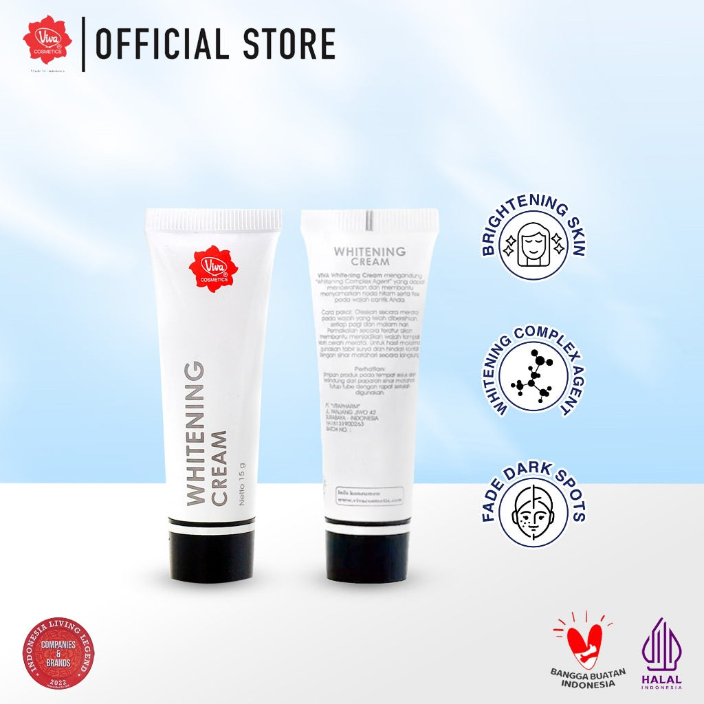 [Super Pack !!!] Viva Whitening Cream - 15gr - (2 pcs)
