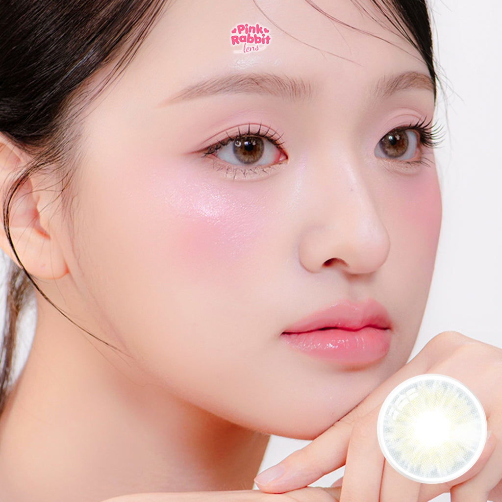 PINKRABBIT SOFTLENS AERA GREY - Normal, Minus 0.5 S/D 10.00 (1PCS/Sebelah) / Softlens / Soft Lens / Lensa Kontak / Soflen / Softlens normal minus / Lensa mata / Softlense #softlensnyaman #softlensnyamanbikincantik