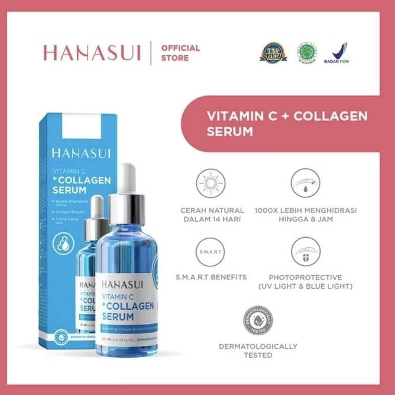 Hanasui Vit C + Collagen Serum Pengencang Wajah 20 ml