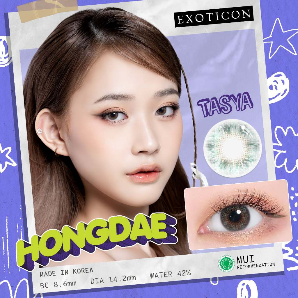 Exoticon Softlens Hongdae Series Emily | Anya | Kim | Livi | Tasya | Soflens Korea | Soflens Minus