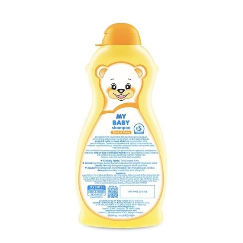 My Baby Sampo Hitam & Berkilau Botol 100 ml