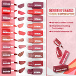 Emina Glossy Stain Lip Tint Bibir Glossy Finish Melembabkan