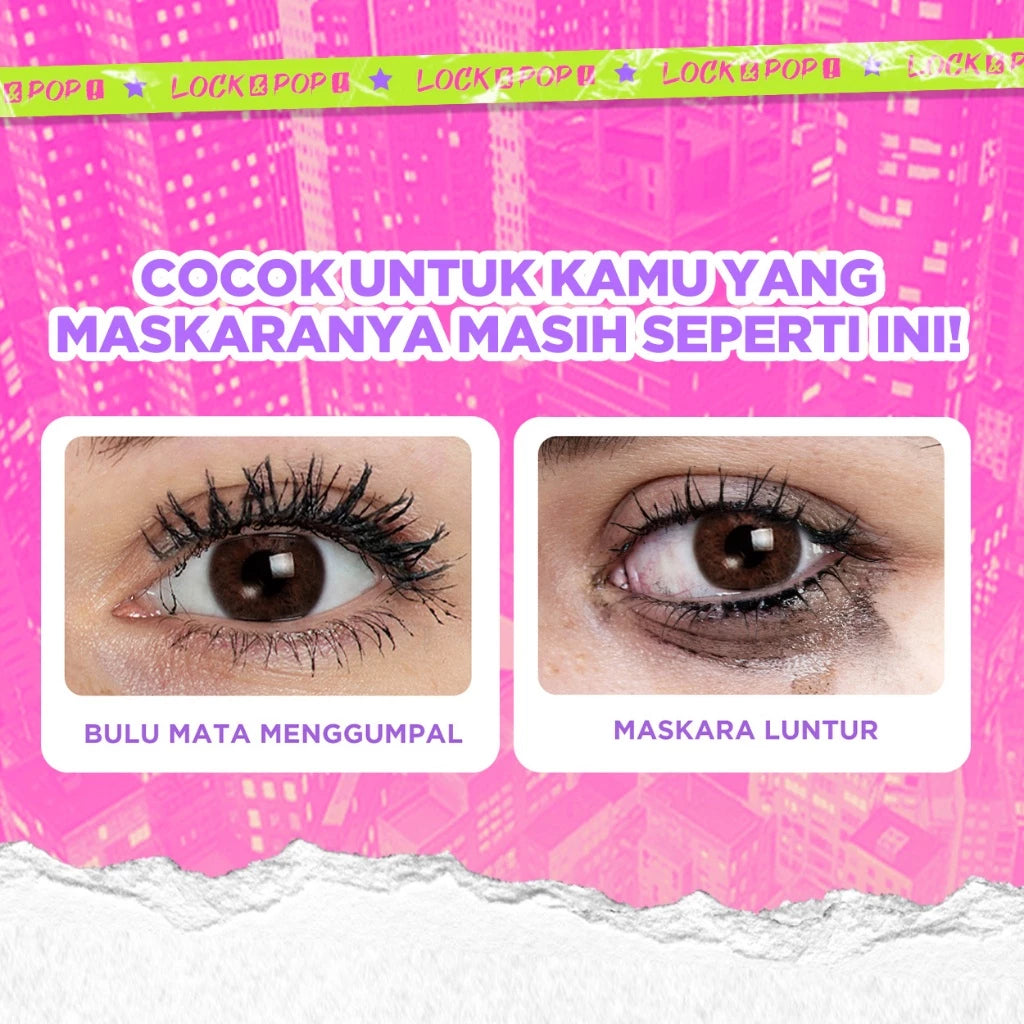 DAZZLE ME Lock & Pop! Duo Mascara Series VoluMAX-ing and LongLASH-ting Mascara