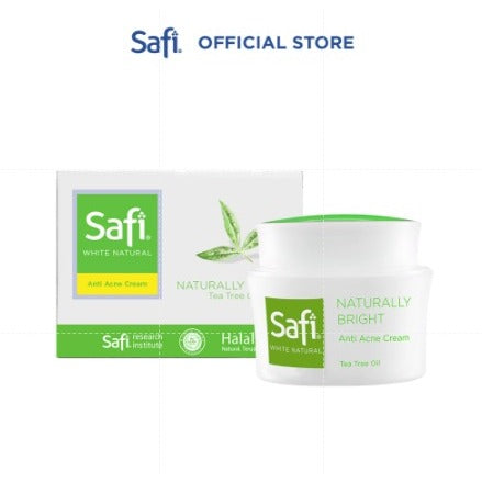 Safi Naturals - Acne Mattifying Face Cream Tea Tree Oil Jerawat 45gr - Pelembab Wajah