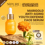 MARIGOLD SERUM - NPURE Marigold anti-Aging Youth Defense Face Serum / Anti Aging Serum / Serum Wajah Anti Aging Flek Hitam