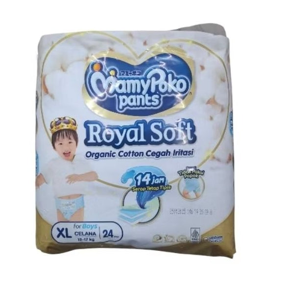 Mamy Poko Royal Soft Popok Celana Bayi Boys XL 24 Pcs
