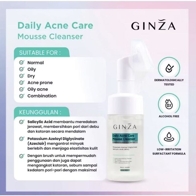 Ginza Pembersih Wajah Busa 110 ml