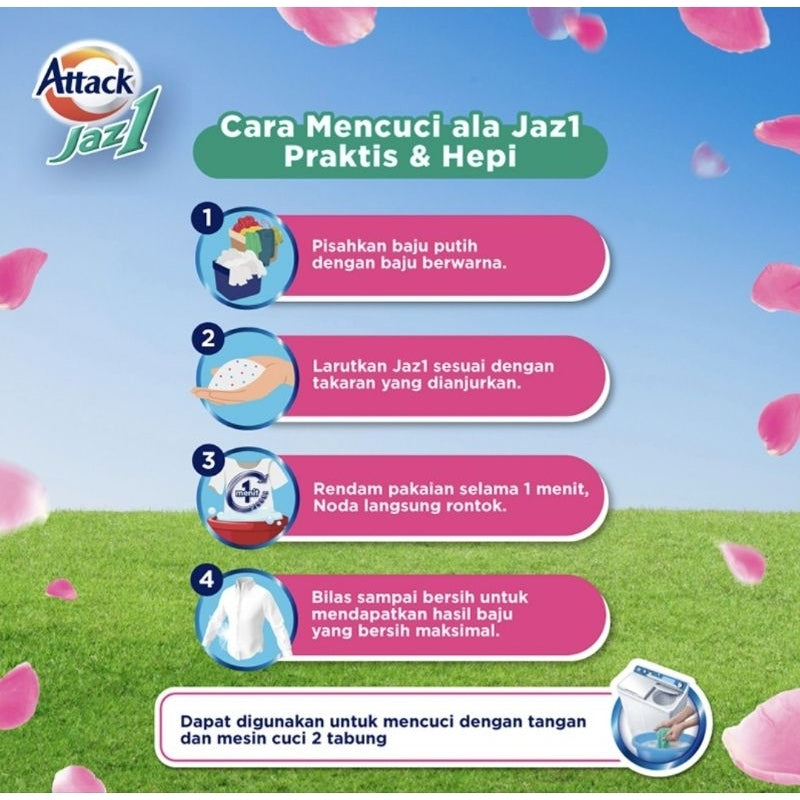 Attack Jaz1 Deterjen Bubuk 800 G