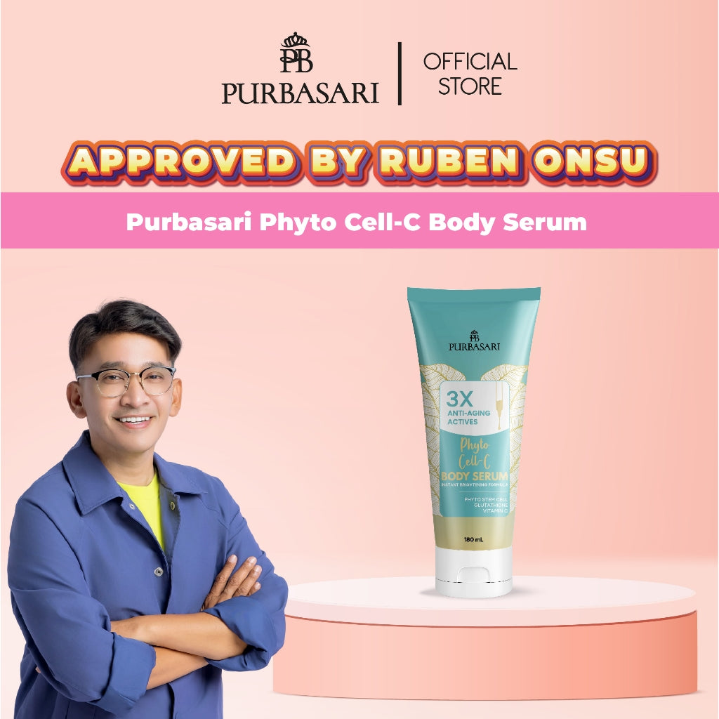 Ruben Onsu X Purbasari Body Serum 180 ml / Purbasari Body Serum