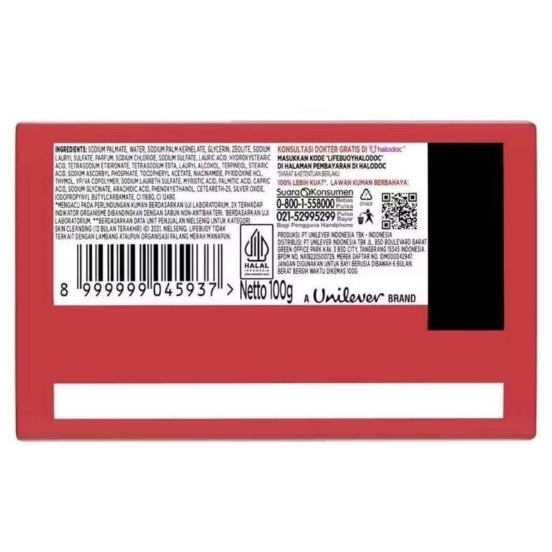 Lifebuoy Sabun Mandi Batang Anti Bakteri Total 10 100 g