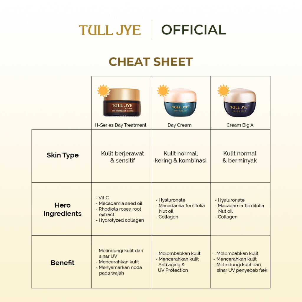 Tull Jye H Series Day Treatment Cream