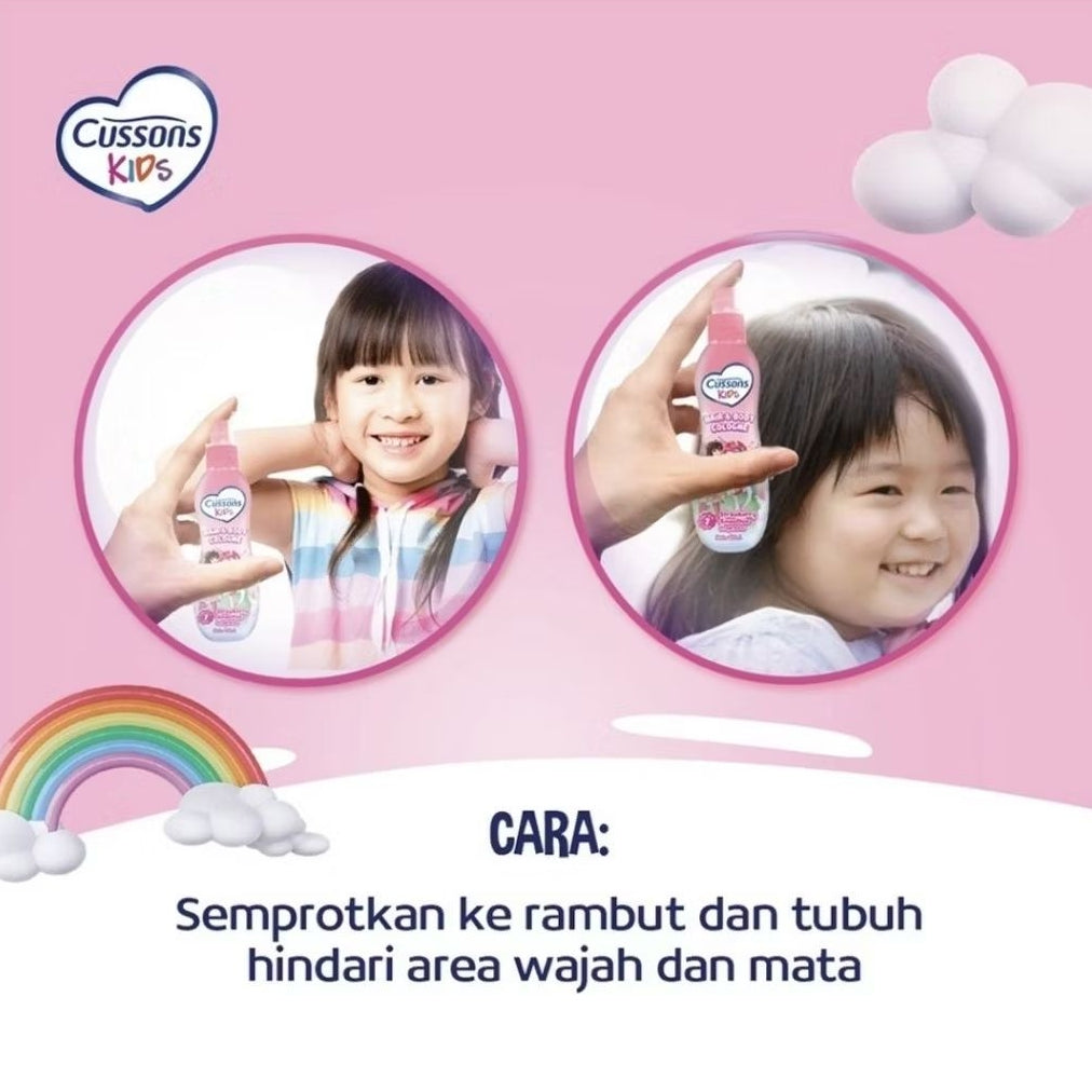 Cussons Kids Cologne Rambut & Tubuh Anak 100 ml