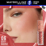 MAYBELLINE OFFICIAL Sunkisser Liquid Blush 5.4mL Instant Fresh Cheeks Glow Matte Cream Blush Liquid Blush Highlighter Blush On Cair Buildable Mudah Di Blend Pigmented Ringan Tahan Lama Tinted Serum