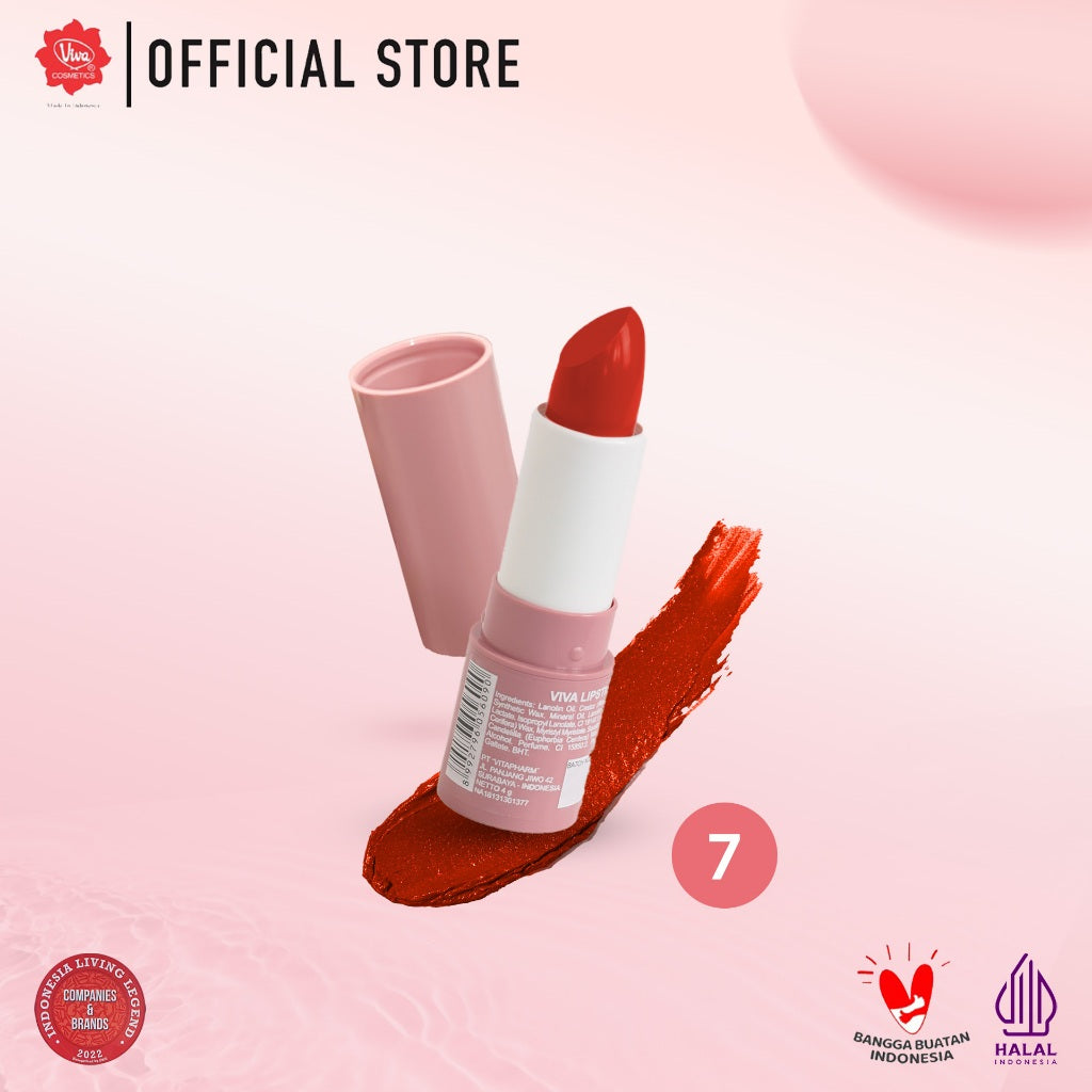 Viva Lipstick with Squalane & Mineral Oil (No. 01 - 20)