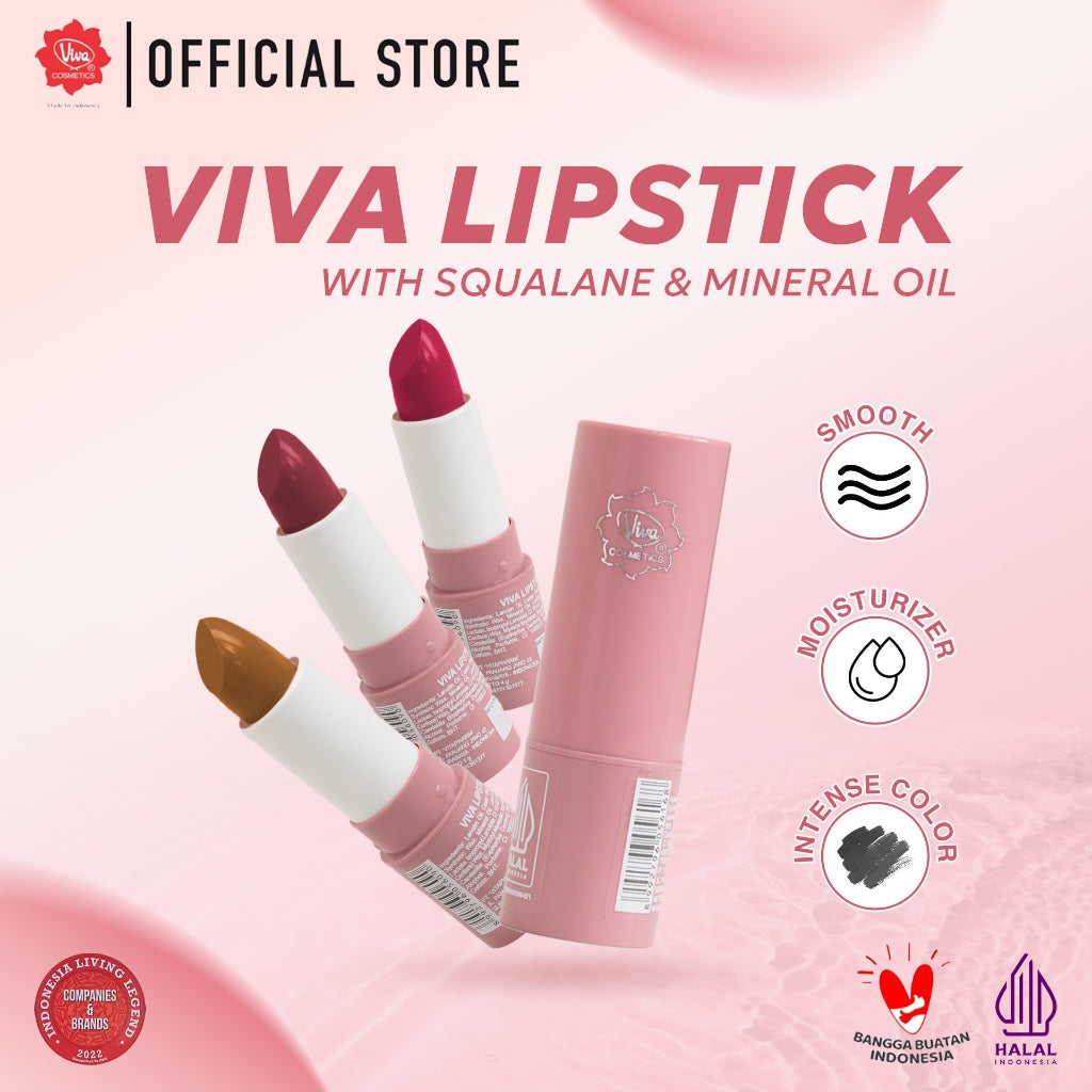 Viva Lipstick with Squalane & Mineral Oil (No. 21 - 40)