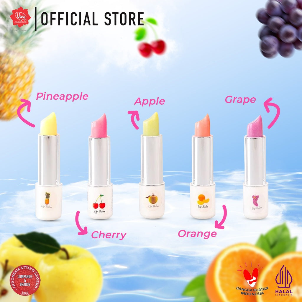 Red-A Lip Balm with VIT E, Olive, Squalane & Avocado Oil - 3gr (tersedia 5 varian)