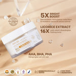 LICORICE PAD - NPURE Brightening Exfoliating Pad Licorice / Light Up / Kapas Wajah Exfoliasi Cerah Glowing
