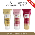 [3 PCS] Purbasari Body Serum 180ml MIX VARIAN- Cybright Whitening - Ceramide Barrier - Phyto Cell-C - White Glow - Skin Firming - Gluta Hya / Mencerahkan / Melembabkan / Hidrasi Lotion Pencerah Tubuh Hand