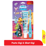Formula Paket Pasta Gigi + Sikat Gigi Anak Bubble Gum / Pink Berry 45 g / Apple / Orange Breeze 45 g