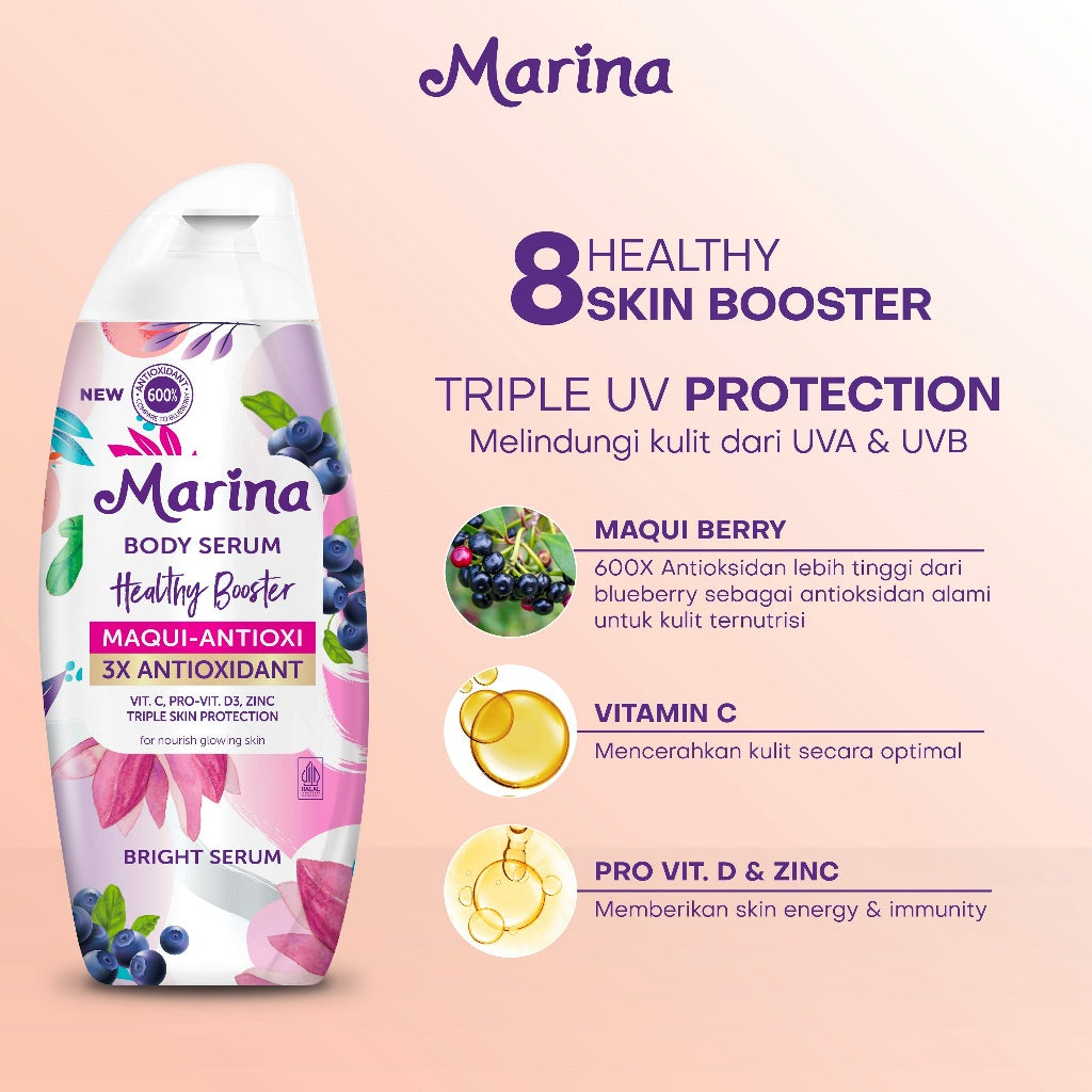 Marina Healthy Booster Bright Serum 185ml - Maqui  [1 pcs] - Exp : 06.2026