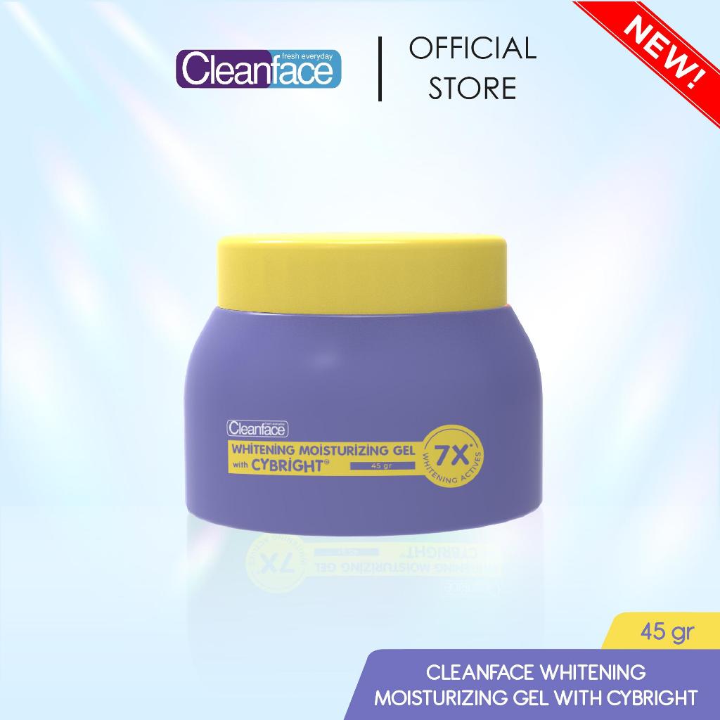 [BUNDLE ISI 2] Purbasari - Cleanface Moisturizing Gel Cybright - Ceramide / 10x Moisturizing dan Probiotic Technology / Cream memperkuat skin barrier/ flek hitam / mencerahkan kulit BPOM