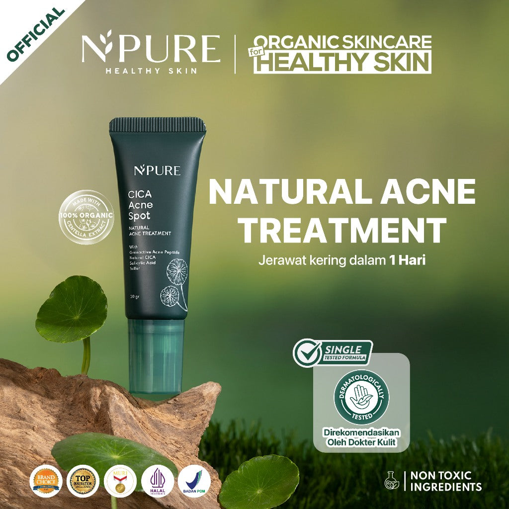 LIVE ONLY - ACNE SPOT - NPURE Spot Treatment Acne Spot / Totol Jerawat