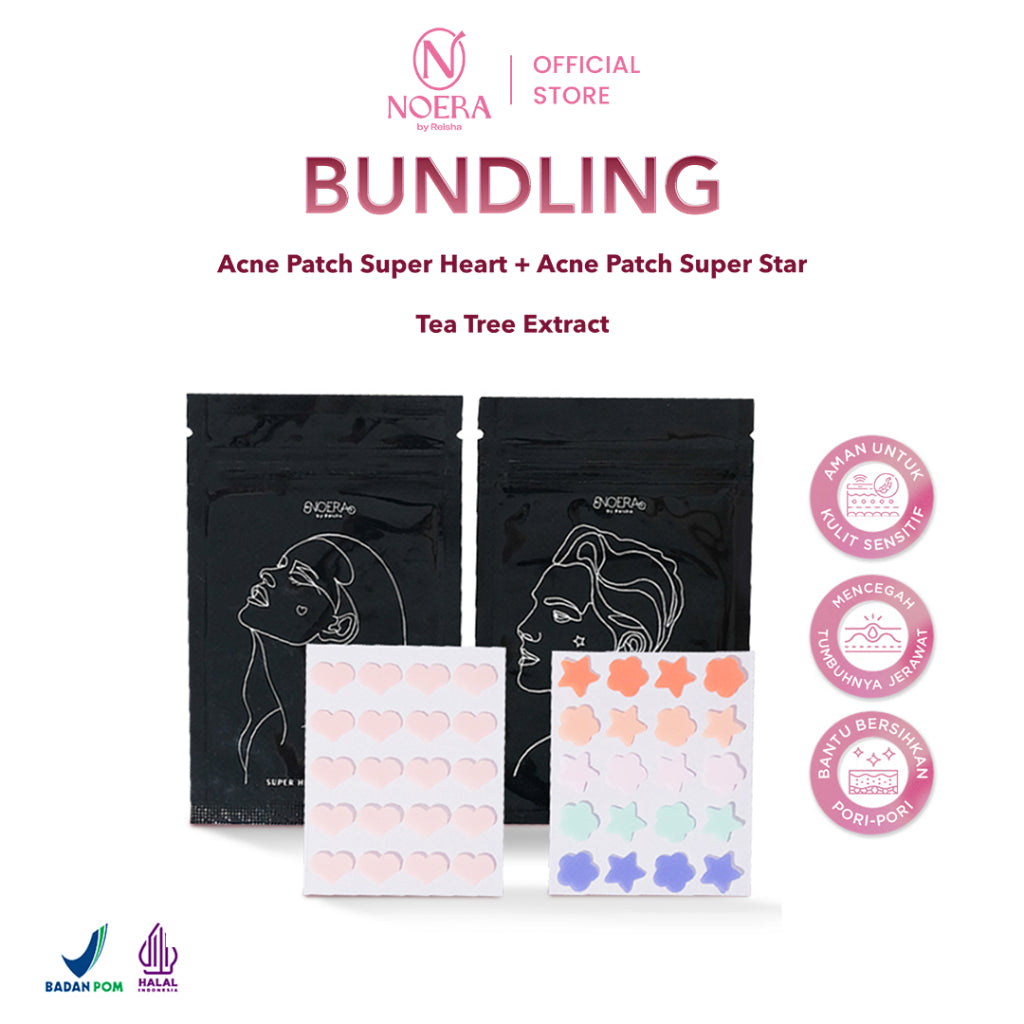 Noera Bundling Acne Patch - Super Star & Super Heart