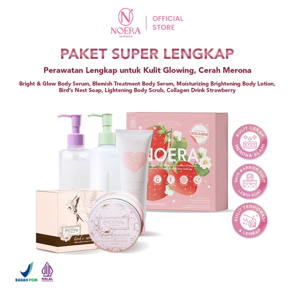 Noera Paket Super Lengkap | Collagen Drink Improved Formula | Body Care